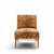 Paul McCobb for Calvin Mid Century Walnut and Brass Chaise Lounge This chaise measures: 24.5 wide x 53 deep x 32.5 high,...