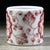 Underglaze Red Porcelain Thumb Ring With Floral Motif For Sale - Image 9 of 9