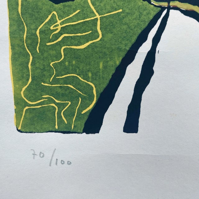 Mid 20th Century "Musiker" Artist's Proof Abstract Figurative Numbered Print by Tassow Brhanu For Sale In New York - Image 6 of 13