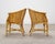 Set of Four McGuire Barrel Back Rattan Bamboo Dining Armchairs For Sale - Image 13 of 18