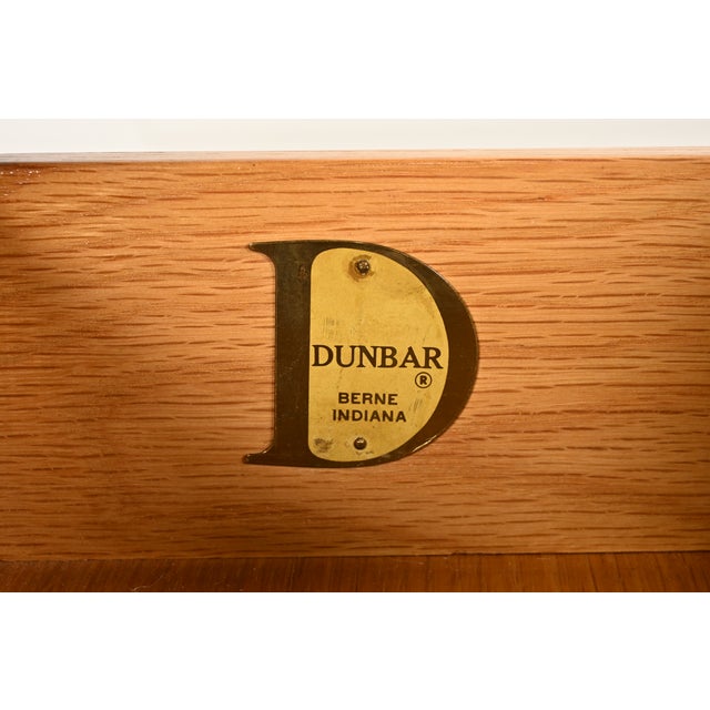 Brown Edward Wormley for Dunbar Mid-Century Modern Walnut and Rosewood Sideboard Credenza | Circa 1960s For Sale - Image 8 of 13