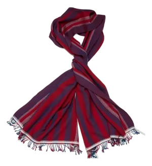 Ursa Red/Purple Stripes Scarf
