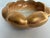 Vintage Hollywood Regency Mid Century 22 Kt Gold Leaf Scalloped Bowl For Sale - Image 6 of 9