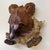 Wood Ainu Carved Wood Bear with Salmon Wall Decoration, Hokkaido, Japan, 1970s For Sale - Image 7 of 13