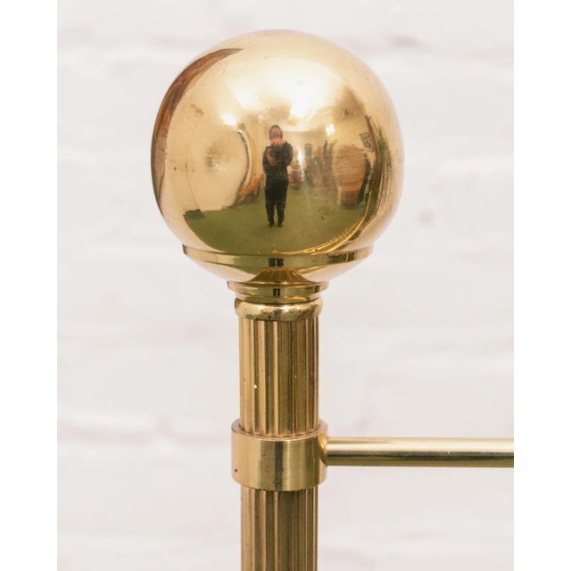 Mid-Century Modern Mid 20th Century Brass Royalty Towel Rack For Sale - Image 3 of 4