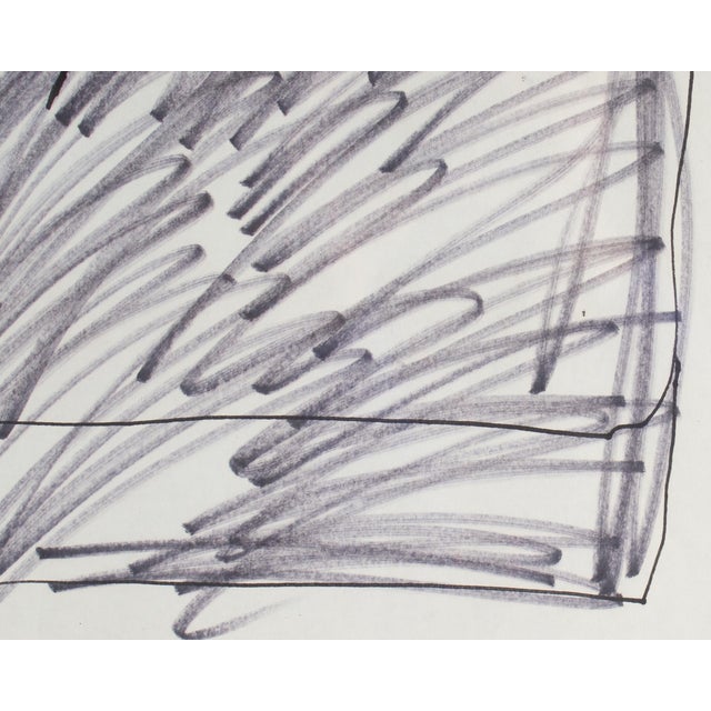 Drawing/Sketching Materials Abstract Marker Portrait Drawing by James L. Bruch For Sale - Image 7 of 8