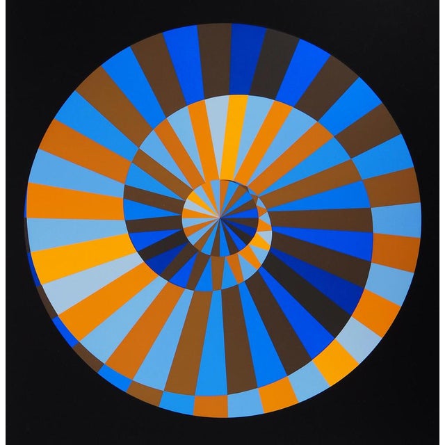 Victor Vasarely, Olympia, Sky and Sun, Original Screenprint, 20th Century For Sale - Image 5 of 7