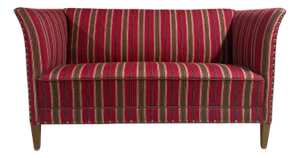 Danish Cabinetmaker Settee, Fabric, Denmark, 1960s