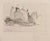 Jaques Berger, Parisian Houses, Etching, Mid-20th Century For Sale