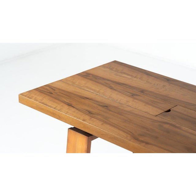 Wood Mid-Century Modern Model 611 Dining Table attributed to Silvio Coppola for Bernini, 1966 For Sale - Image 7 of 16