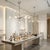 Mid-Century Modern 1970s Large Clear Murano Glass, Mid Century Modern Chandelier For Sale - Image 3 of 14