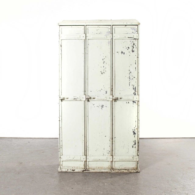 Early Three Door SNCF Locker from Forge de Strasbourg, 1920s For Sale - Image 13 of 18