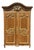 Rustic Scrubbed Pine Hand Carved French Country Armoire For Sale