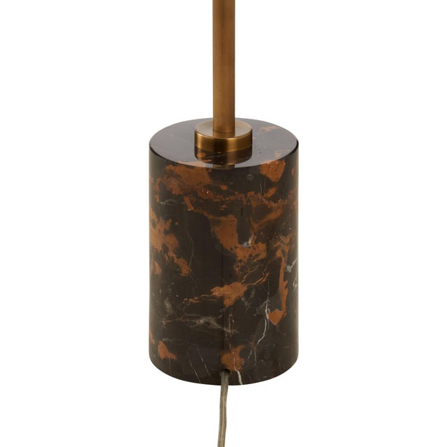 Chelsea House Inc Lambeth Floor Lamp - Brown Marble For Sale - Image 4 of 4