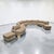 1970s Serpentine Sectional Sofa With Brass Feet For Sale - Image 11 of 11