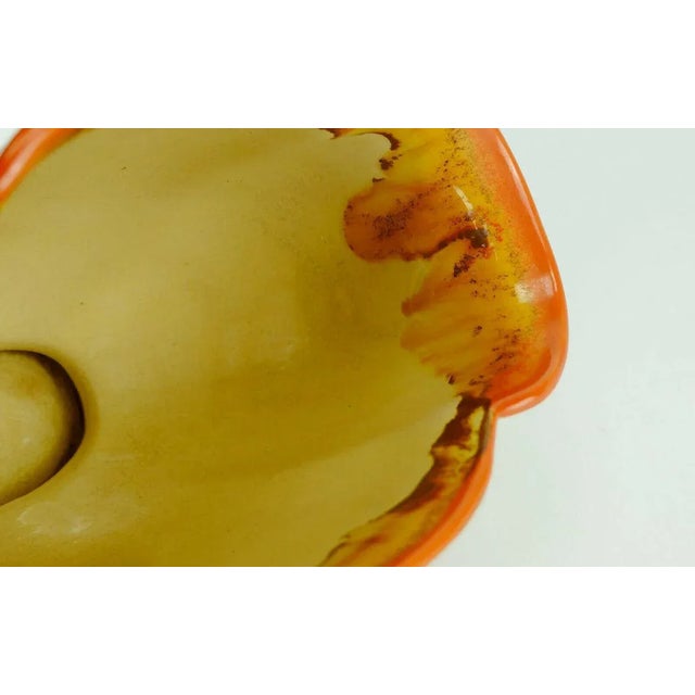 Mid-Century Modern Large Art Deco Colorful Vase in Flowing Glaze & Uranium Glaze from Dümler & Breiden, 1930s For Sale - Image 3 of 10