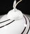 Black and White Murano Glass Pendant Lamp, Mid-20th Century For Sale - Image 4 of 5