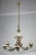 Colored Chandelier in Painted Porcelain For Sale - Image 6 of 9