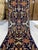 Blue Afghan Sultani Natural Dye Wool Runner Rug, Persian Bijar Design, 2′9″ × 13′2″ For Sale - Image 9 of 18