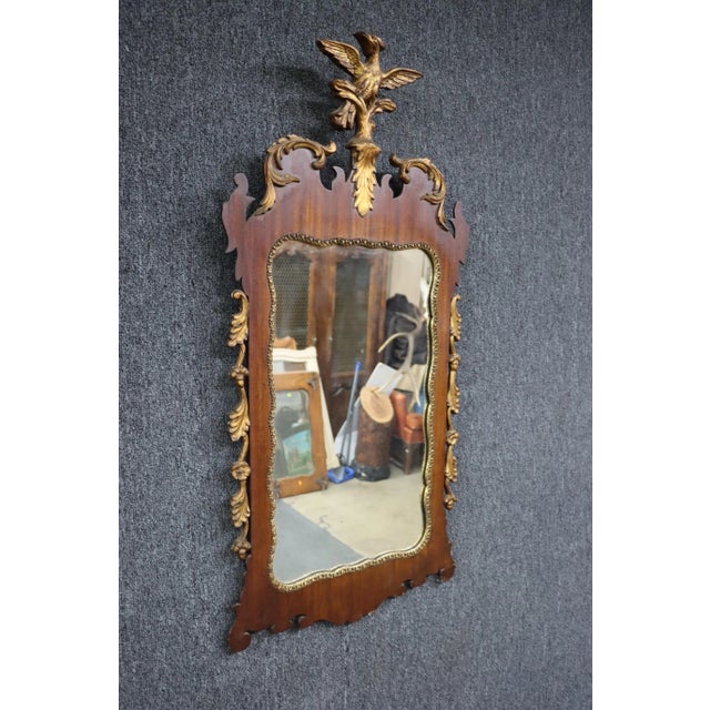 Traditional Federal Style Phoenix Mirror For Sale - Image 3 of 5
