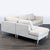 This BoConcept sectional features a modern design in a cream fabric, perfect for any living room. It includes a spacious...
