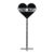 One Way Heart XI - Contemporary Heart Street Sign Art in Vinyl and Steel For Sale