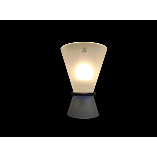 Contemporary Murano Glass Table Lamp from Effetre Glassworks, 1980s For Sale - Image 3 of 8
