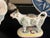 White Vintage English Staffordshire Cow Creamer, C. 1900's For Sale - Image 8 of 12