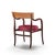Edward Wormley for Dunbar Alexandria Mid Century Walnut Armchairs - Pair For Sale - Image 10 of 13