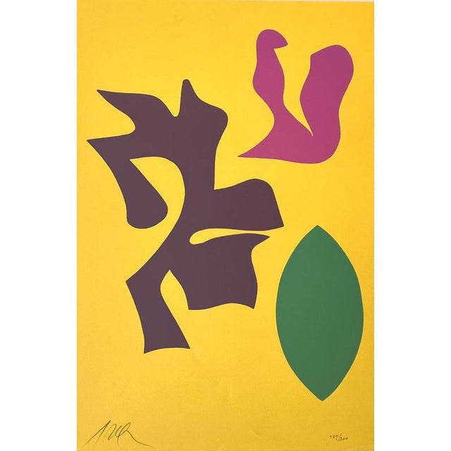 Jean Arp, Documenta Geigy Das Unbehagen Der Kunst Planche VII, 20th Century For Sale - Image 7 of 7