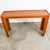 1960s Mid Century Modern Console Table Solid Oak Wood American Foyer Shelf Sofa MCM For Sale In Sacramento - Image 6 of 12