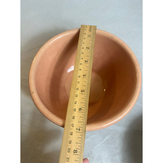 Vintage 1950’s Bauer Pottery Mixing Bowl Set Starburst Pastel - 5 Piece For Sale In Orlando - Image 6 of 12