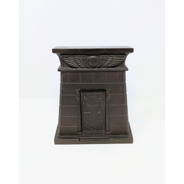 1920s "Egyptian Tomb" Bookends by Bradley & Hubbard For Sale - Image 4 of 9