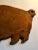 1970’s Wooden Folk Art Painted Pig Cut Out Wall Hanging For Sale - Image 4 of 6