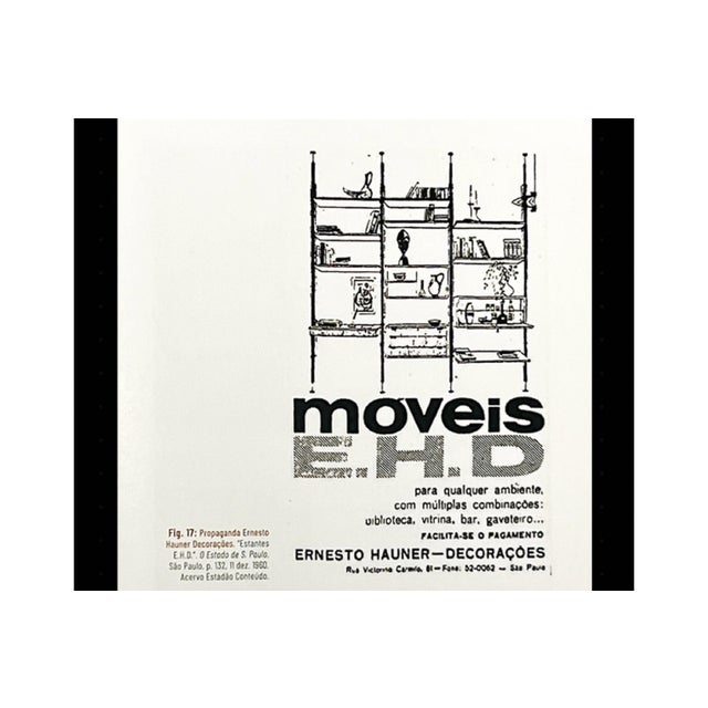 Modular Brazilian Rosewood Shelving Units by Ernesto Hauner, Brazil, 1960s For Sale - Image 18 of 18