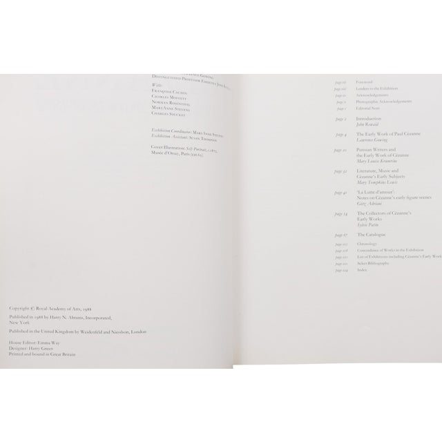 Cezanne - The Early Years 1859-1872. Softcover book, published in 1988 by The National Gallery of Art, Washington in...