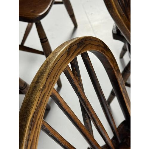 Antique Windsor Chairs, Set of 6 For Sale - Image 4 of 18