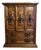 1970s Mediterranean / Spanish Revival Solid Wood Armoire For Sale