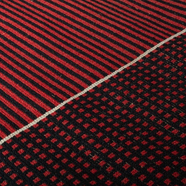 Textile Woven Rug in the style of Antonín Kybal, 1960s For Sale - Image 7 of 9