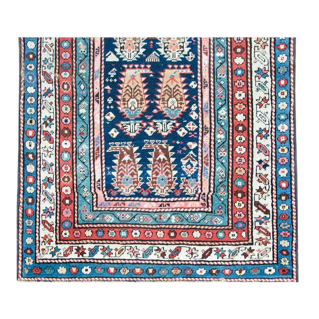 Early 20th Century Persian Ganjeh Rug For Sale - Image 13 of 16