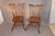 Traditional 19th Century Companion Pair of American Windsor Fan Back Side Chairs For Sale - Image 3 of 3