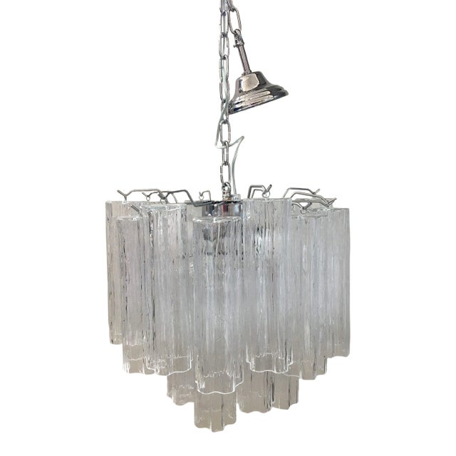 Contemporary Murano Glass "Tronchi" Sputnik Chandelier For Sale