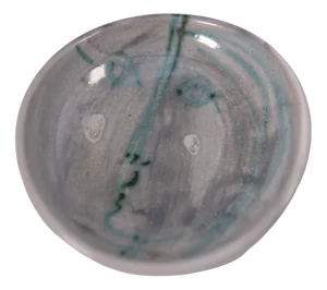 Enamelled Ceramic Bowl by Odette Gourju & Ljuba Naumowitch for Atelier du Grand Chêne, Vallauris, 1950s