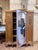 Vintage Carved Wood Armoire With Mirrored Door For Sale In New York - Image 6 of 10