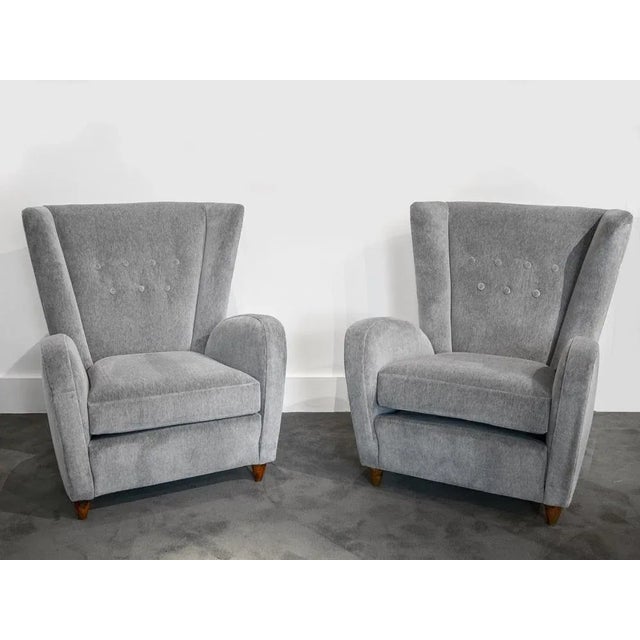 Wood Set of Armchairs by Paolo Buffa, 1950s For Sale - Image 7 of 7