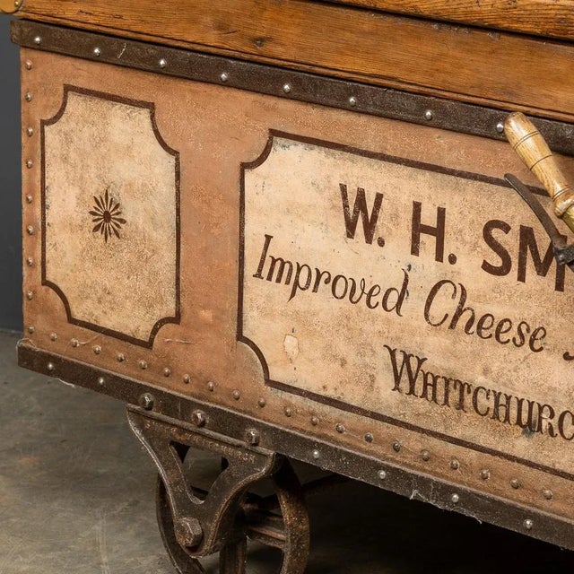 19th Century Victorian Freight Carriage with Oak Top, 1880s For Sale - Image 13 of 18