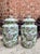 Early 20th Century Chinese Famille Rose Butterfly and Floral Lidded Ginger Jars Chinoiserie Urns -a Pair For Sale - Image 5 of 11