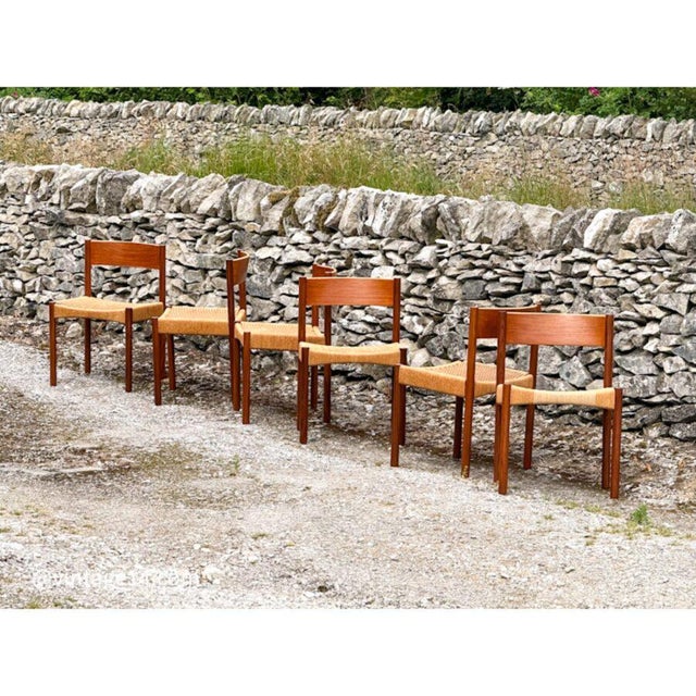 Chairs from Poul Volther, Denmark, Set of 6 For Sale - Image 11 of 17