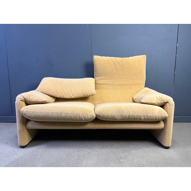 Vico Magistretti Maralunga Sofa by Vico Magistretti for Cassina, 1970 For Sale - Image 4 of 12