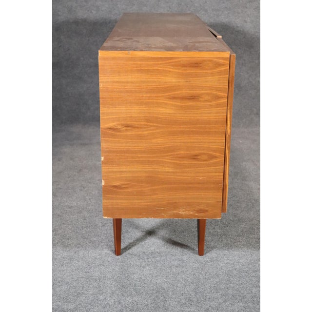 Burnt Orange Mid 20th Century Danish Mid-Century Sideboard For Sale - Image 8 of 11